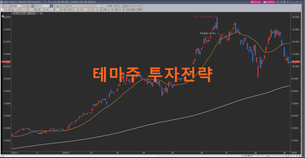 테마주 투자전략 엔비디아주가